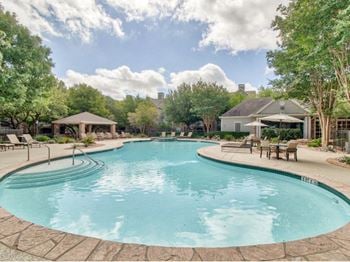 Resort-style swimming pool